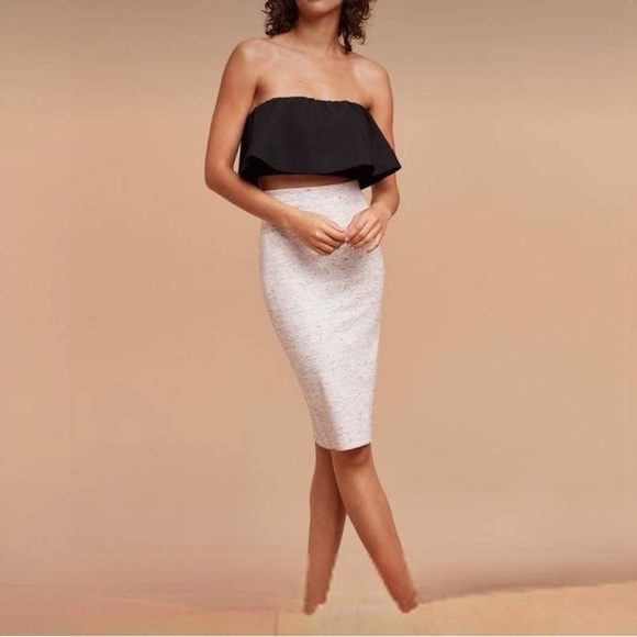 WILFRED | Pencil Skirt White Heather - Picture 4 of 7